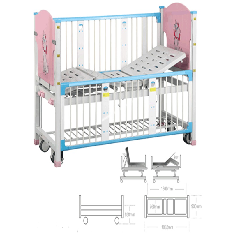 MNCB001 Medical Equipment Reclining Hospital Child Bed with