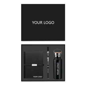 2023 신제품 아이디어 판촉 기업 선물 비즈니스 선물 세트 선물 품목 펜 USB 진공 물 컵 노트북