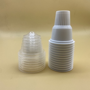 Sulide PP trong suốt màu trắng nhỏ Icecream Container 100ml mất aways cốc nhựa trong hình dạng của một <span class=keywords><strong>Ice</strong></span> <span class=keywords><strong>Cream</strong></span> <span class=keywords><strong>Cone</strong></span> - Product Image 3