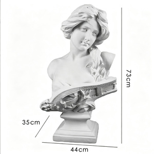 Statua Moderna Europea di Grande Dimensione in Marmo Bianco, Figura Femminile Nuda Sexy, Scultura di Venere di Milo in Vendita - Product Image 4