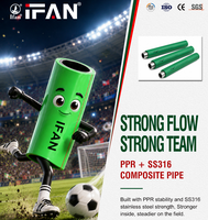 IFAN Factory Wholesale OEM ODM PPR Pipe Plumbing Material Eco Friendly Safe for Drinking Water and Heating
