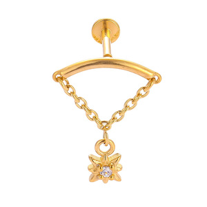 <span class=keywords><strong>Piercing</strong></span> per Orecchio in Acciaio Inossidabile Ipoallergenico 1.2x8mm, Stile Gotico, per Cartilagine e <span class=keywords><strong>Trago</strong></span>, Oro e <span class=keywords><strong>Argento</strong></span>, per Tutte le Occasioni - Product Image 4