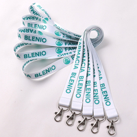 Cordones Personalizados con Logotipo, Correa para Tarjetas de Identificación con Clip Metálico para Eventos de Oficina, Promoción, Ferias Comerciales