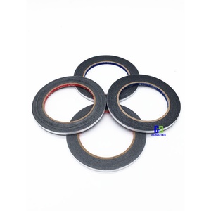 Ruban de carbone conducteur, adhésif double face, 5, 8, 12, 20 mm, pour utilisation avec un microscope électronique - Product Image 1