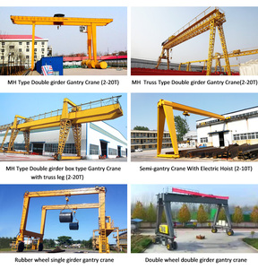Grue Goliath à double poutre de 25 tonnes avec cabine de commande, certifiée CE, pour usage industriel, montée sur rail, à vendre, rigidité supérieure - Product Image 2