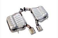 Venta directa de fábrica, accesorios de sistema de escape de coche de alta calidad, silenciador de escape trasero de acero inoxidable Chevrolet Captiva