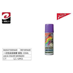 Laca de Coloración Capilar Temporal Morada para Fiestas y Peinados de Cumpleaños - Product Image 2