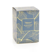 Boîte à bougies en carton mat 12 oz, écologique, recyclable, avec poignée, personnalisable avec logo, pour vente en gros et marque privée