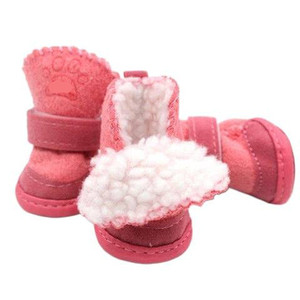 Conjunto de 4 Pares de Sapatos Laváveis para Animais de Estimação, Confortáveis, Antiderrapantes, Botas de Inverno Quentes para Cães, Respirável para Cães e Gatos - Product Image 2
