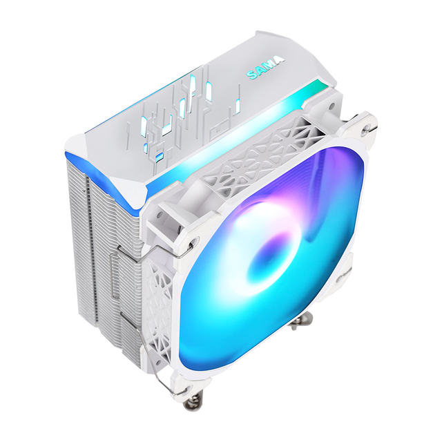 SAMA 4 Heatpipes 4PS120MM ARGB Cpu Cooler Heat Pipe Processor air Cooling Rgb Cpu air Coolers for Computer Cases Cpu