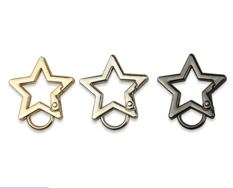 New Product Luggage Hardware Accessories Key Chain  square Ring Connection Buckle Rotary Lock
