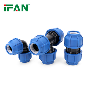 Personnalisation d'usine IFAN tous les Types taille bleu HDPE PP raccords de compression pour l'approvisionnement en eau d'irrigation agricole - Product Image 5