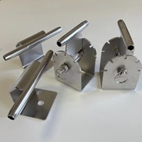 Support triangulaire intermédiaire en acier inoxydable, quincaillerie de rigging, raccord pour câble métallique, produits de sécurité polis, ISO 9001