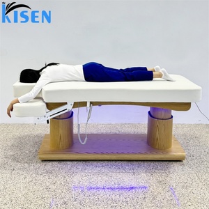 KISEN Luxury 4 Motors Electric Beauty Salon Massage <b>Table</b> <b>Lash</b> <b>Bed</b> Head Spa Equipment Cosmetic Facial Spa <b>Bed</b> with Foot Control - Product Image 6