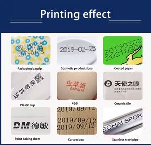 Impresora de Etiquetas Portátil Automática de Mano para Cajas, Botellas, Bolsas de Plástico, Papel y Cartones con Tinta de Secado Rápido - Product Image 6