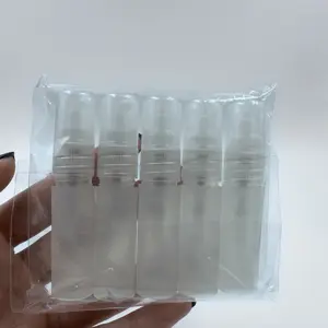 Free Sample Clear Tube Empty Vial 2ml 3ml 5ml 10ml PP Plastic Perfume Spray Bottle