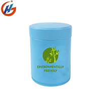 En gros Rond Pet Vitamine Peau Manteau Supplément De Soins De Santé Boîte De Conserve Personnalisé Boîte De Conserve pour Aliments Pour Animaux De Compagnie