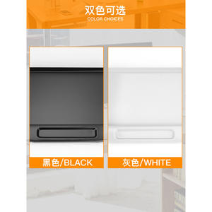 Support de clavier en métal pour bureau, plateau rotatif pour souris et clavier, support de rail coulissant pour bureaux d'ordinateur - Product Image 5