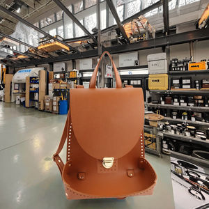High Quality <b>DIY</b> Handmade Leather Backpack <b>Bag</b> with Hardware Factory Wholesale Quality <b>Bag</b> <b>Accessories</b> - Product Image 3