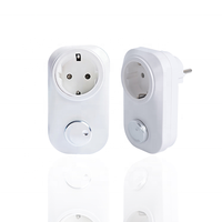 Bilihondim EU Interrupteur rotatif Triac avec variateur de lumière 200W 1 canal, contrôle sans fil, installation facile, garantie 1 an, 1A Plug & Play