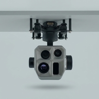 Stabilisateur de caméra à trois axes TZ096FA avec capteur, caméra 48MP intégrée, télémètre laser, suivi intelligent par IA, caméra de stabilisation pour drone