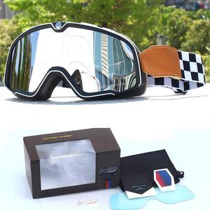 <span class=keywords><strong>Gafas</strong></span> de Motocicleta Estilo Retro, Lentes de PC de Marco Completo, Protección Contra el Viento y el Polvo, <span class=keywords><strong>Gafas</strong></span> Deportivas Resistentes a Impactos - Product Image 5