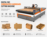 Máquina Cortadora Digital para Cartón Corrugado, Cartón de Nido de Abeja y Fabricación de Cajas de Cartón
