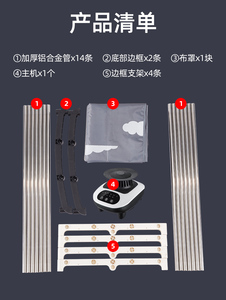 Secadora de Ropa Eléctrica Portátil de Alta Potencia de 1500W, Secadora de Ropa Multifuncional, Secadora de Ropa Rápida Independiente - Product Image 6