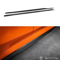 Pour BMW Série 5 G68 EV 2024+ Extensions de jupes latérales style MP en fibre de carbone sèche 2 pièces Moulé sous autoclave
