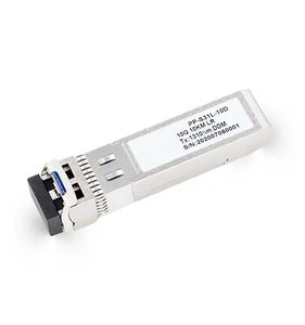 Module émetteur-récepteur en cuivre industriel 1.25GB BIDI SM 2.5G <span class=keywords><strong>1GB</strong></span> <span class=keywords><strong>SFP</strong></span> vers <span class=keywords><strong>RJ45</strong></span> 100m avec connecteur LC 80km de distance 10G <span class=keywords><strong>SFP</strong></span> - Product Image 1