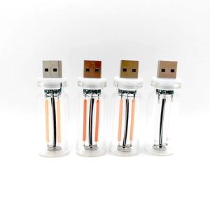 อุปกรณ์ตกแต่งบ้านอัจฉริยะ หลอดไฟ LED ควบคุมด้วยระบบสัมผัส USB ไฟกลางคืนสร้างบรรยากาศ หลอดไส้ หลอดไฟตกแต่งห้องนอน - Product Image 2