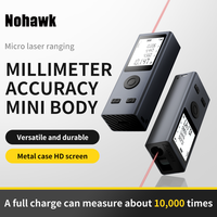 Mini compteur laser de poche intérieur haute précision 30m, télémètre laser numérique avec rétroéclairage LCD