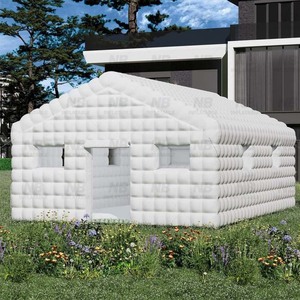 Carpa Inflable para Eventos al Aire Libre, Carpa Inflable Portátil Impermeable de PVC Blanco con Luces LED para Discotecas, Carpa Inflable para Fiestas - Product Image 3