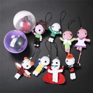 Hot bán chuỗi <span class=keywords><strong>Voodoo</strong></span> búp bê schoolbag hangtag trẻ em Keychain vòng đồ chơi cho trẻ em - Product Image 1