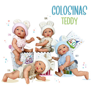 Spagnolo realizzato con uno speciale vinile Muneca Golosinas Teddy 8Ud piccola personalizzazione originale bambole produttore - Product Image 1