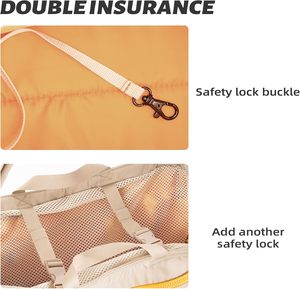 Sac à dos d'affaires Support solide Doux Confortable Polyester Tissu Mesh Pet Carrier pour Voyage Sorties Solide pour Petits Chiens Chats - Product Image 6