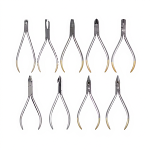 Pince orthodontique GISTAR pour la pose et le retrait de ligatures distales, en acier inoxydable, manuelle, certifiée CE WAA-47 - Product Image 1