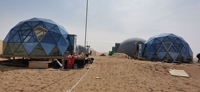 2025 nouvelle maison de tente de dôme de glamping extérieure imperméable de luxe de mode personnalisable