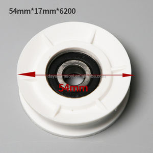 Rouleau <span class=keywords><strong>de</strong></span> suspension <span class=keywords><strong>de</strong></span> porte coulissante <span class=keywords><strong>de</strong></span> <span class=keywords><strong>seuil</strong></span> supérieur QKS spécifique à l'ascenseur 54*17*6200 - Product Image 2