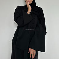 Ensemble Modeste Élégant Classique en Coton Tricoté à Manches Longues de Couleur Unie pour Femme, Fabrication Chinoise Willson, Vente en Gros