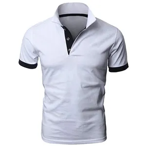 2024 Nieuwe Product Polyester Katoenen T-Shirts Effen Heren Polo T-Shirts Met Logo Custom Logo Bedrukt Mannen Poloshirt; S Poloshirt