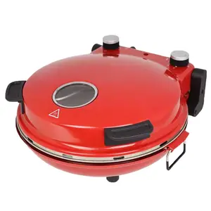 Household Customized Electric 12 Inches Pizza Maker Toast Pan Oven Machine With Timer