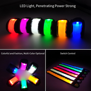 Pulsera Magnética Decorativa Navideña con 2 LED, Funciona con Pilas AAA, con Logotipo Láser, Colores RGB, para Fiestas Infantiles y Bodas - Product Image 2