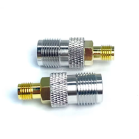 Adaptateur d'antenne GPS coaxial RF plaqué or/nickel, connecteur femelle TNC vers connecteur femelle SMA 50 ohms