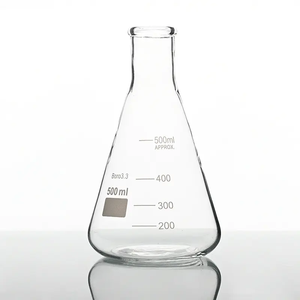 Trong suốt 50 100 250ml 1000ml phòng thí nghiệm thủy tinh an toàn erlenmeyer Flask khoa học thủy tinh hình nón Flask - Product Image 2