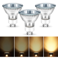 Approvisionnement d'usine 50W Dimmable Glass GU10 Halogen Spotlight 220-240V Doux Blanc Chaud 2700K pour Galeries/Vente Au Détail Commande En Gros Acceptée