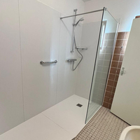 Panneaux muraux SPC écologiques imperméables avec installation par clipsage pour murs intérieurs - Design moderne avec décor en bois