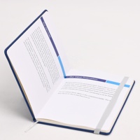 Vente en gros en vrac de fournitures scolaires et de bureau Cahier en cuir à couverture souple A5 pour voyageurs Cahier de notes avec cordon élastique