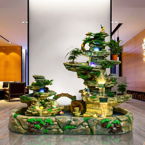 น้ำพุหินประดิษฐ์ 200x110x175 ซม. ของตกแต่งเพ้นท์มือ สำหรับสำนักงาน บ้าน ห้องนั่งเล่น ตู้ปลา - Product Image 1