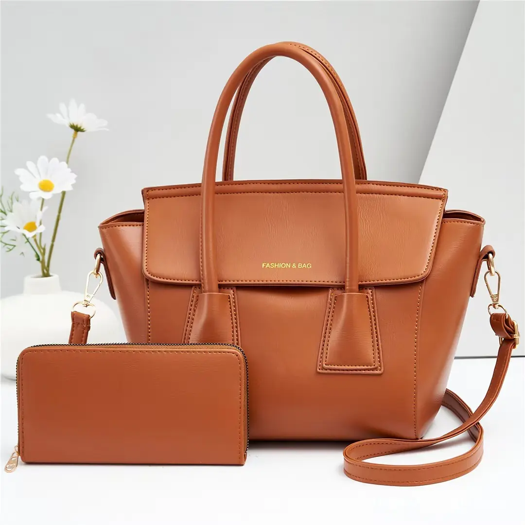 Bolsa elegante feminina casual de luxo com design glamouroso, bolsa de mão portátil de PU para mulheres, bolsa de mão fashion OEM Sac de Marque